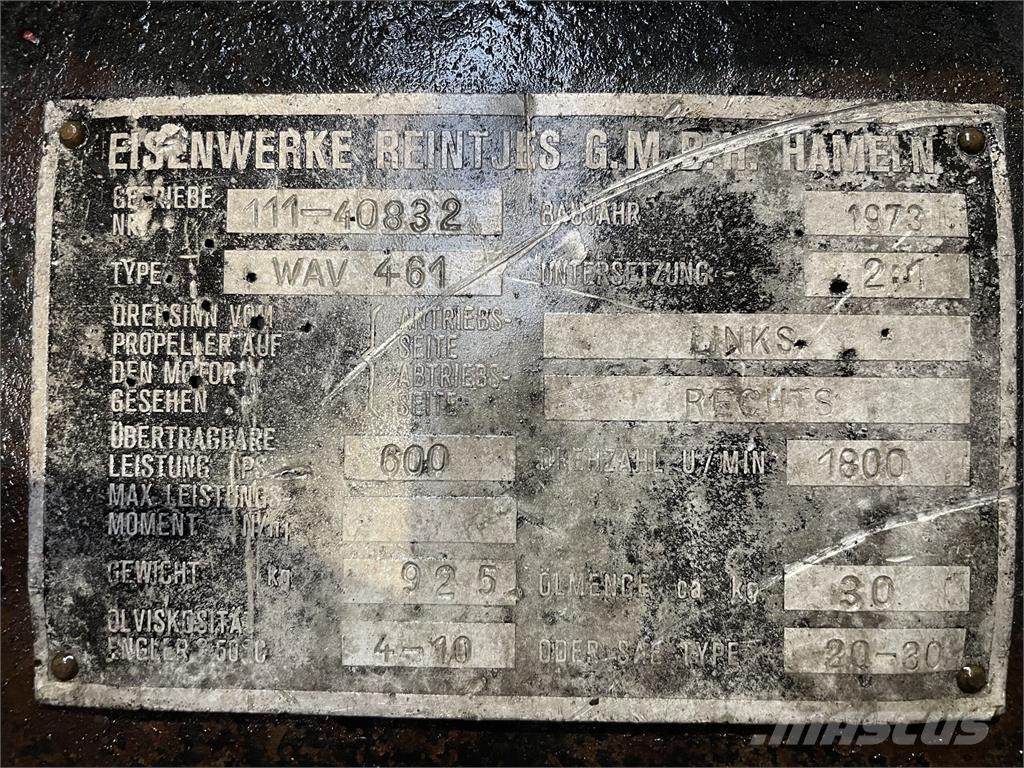 Reintjes WAV 461 Gear Girkasser