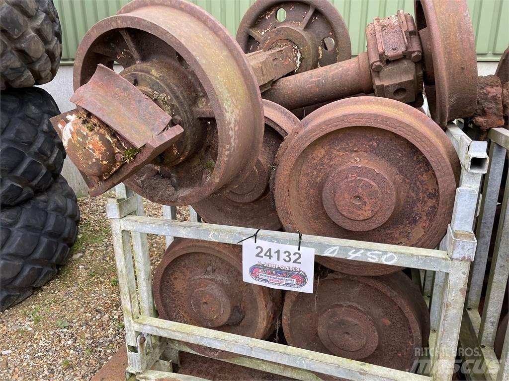  Skinnehjul ø450 mm + flange Dekk, hjul og felger