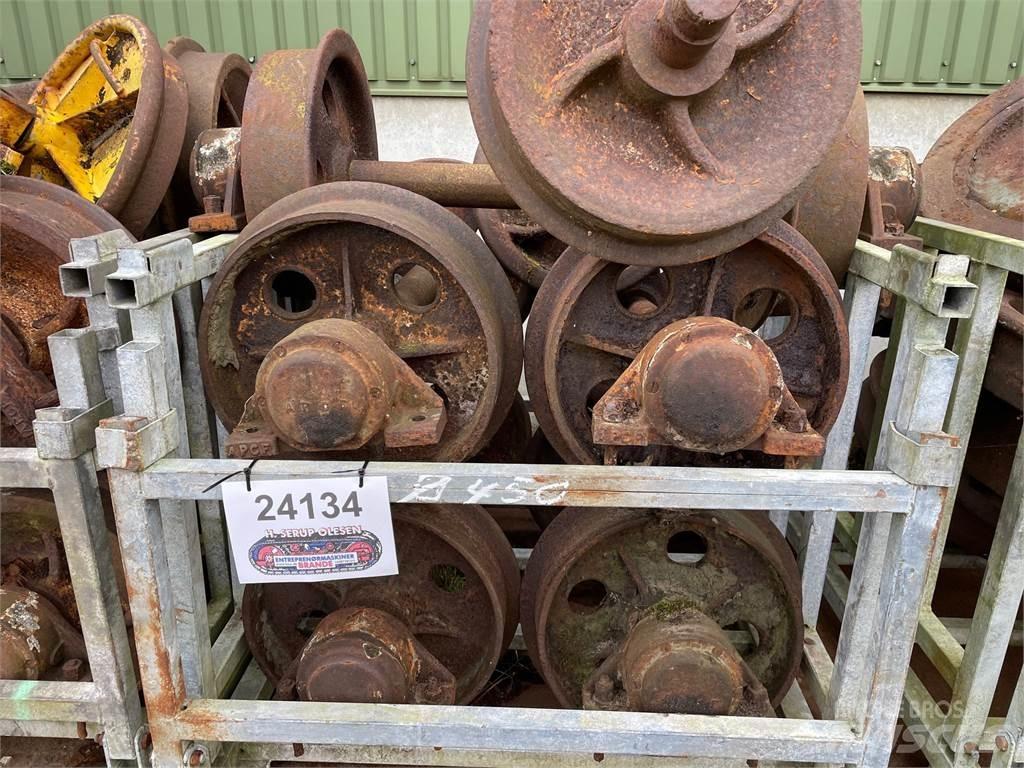  Skinnehjul ø450 mm + flange Dekk, hjul og felger