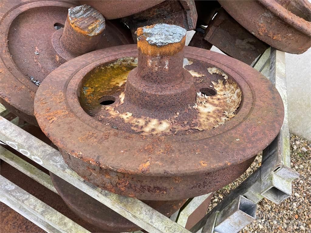  Skinnehjul, ø600 mm + flange Dekk, hjul og felger