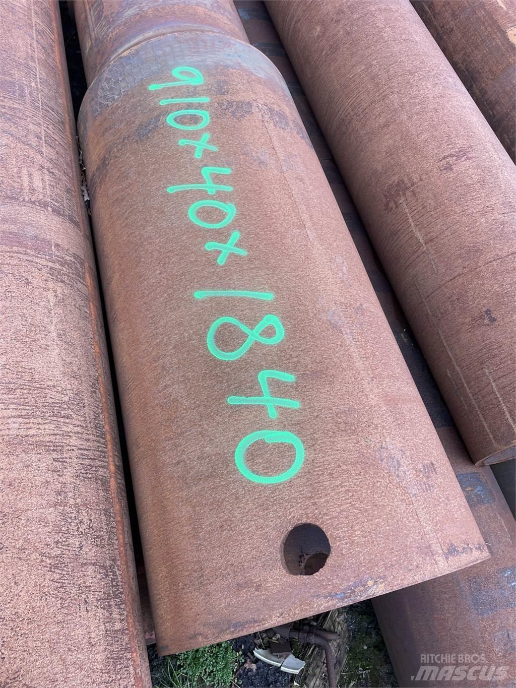  Stålrør ø910x40x1840 mm Rørledningsutstyr