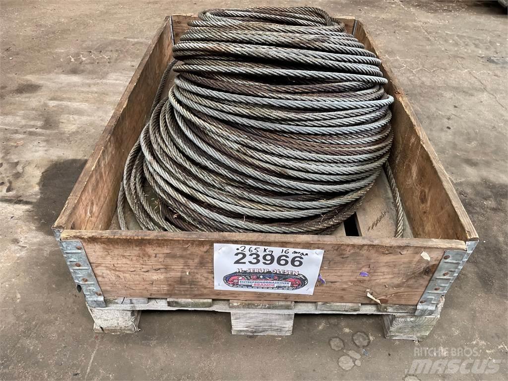  Stålwire Ø16 mm Kran deler og utstyr