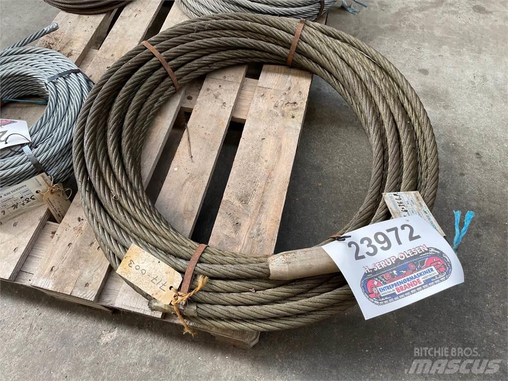  Stålwire Ø22 mm Kran deler og utstyr