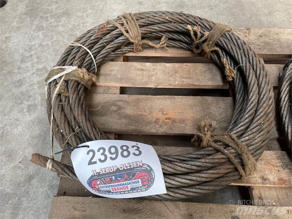  Stålwire Ø27 mm Kran deler og utstyr