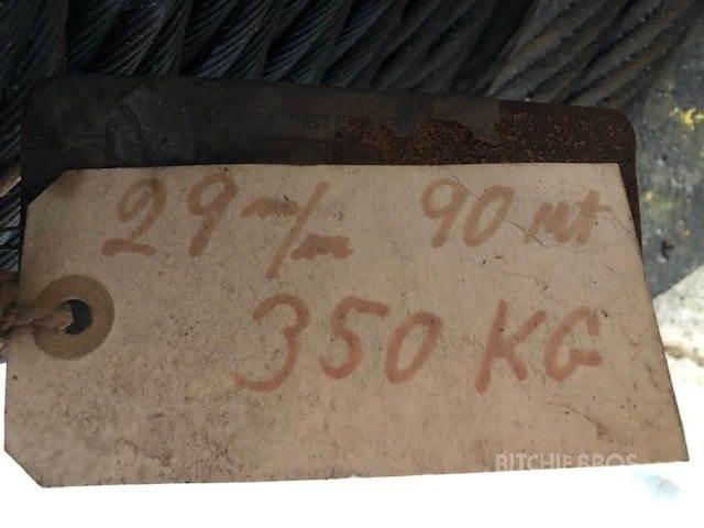 Stålwire Ø29 mm Kran deler og utstyr