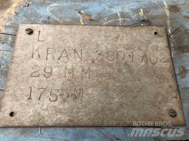  Stålwire Ø29 mm Kran deler og utstyr