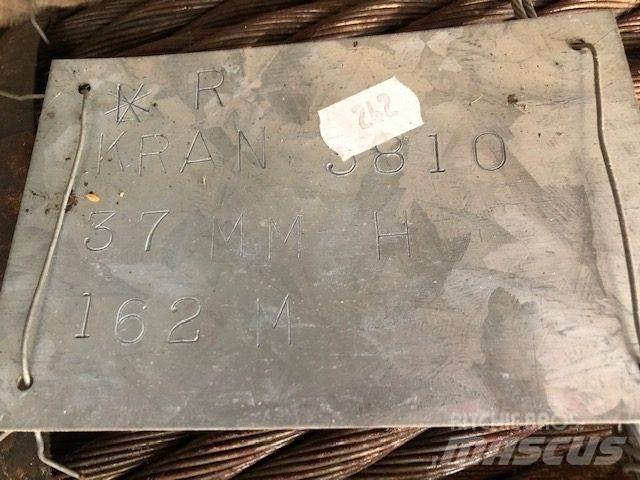  Stålwire Ø37 mm Kran deler og utstyr