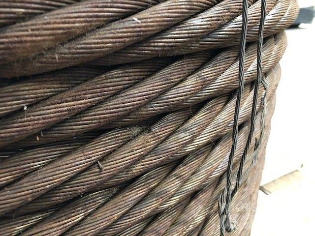  Stålwire Ø37 mm Kran deler og utstyr
