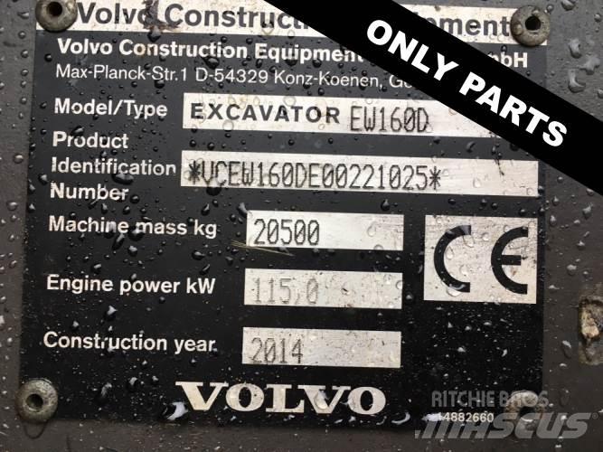 Volvo EW160D til ophug Beltegraver
