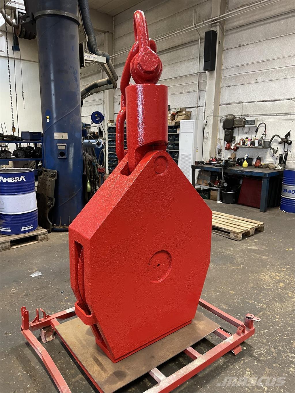  Wireblok - ca. 100 ton Kran deler og utstyr