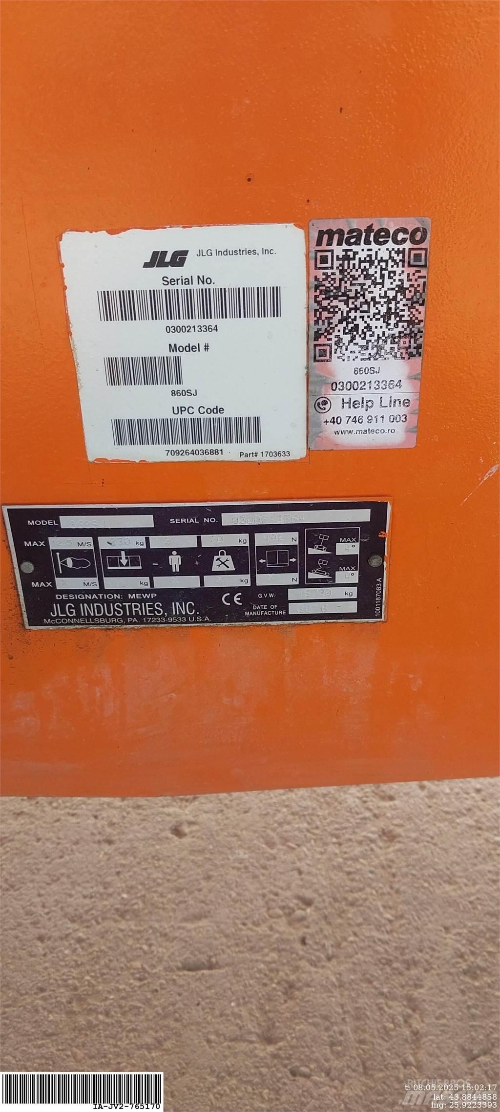 JLG 860SJ Leddede bomlifter