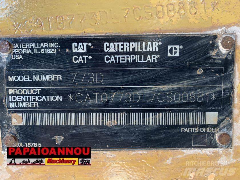 CAT 773D Anlegg - Annet