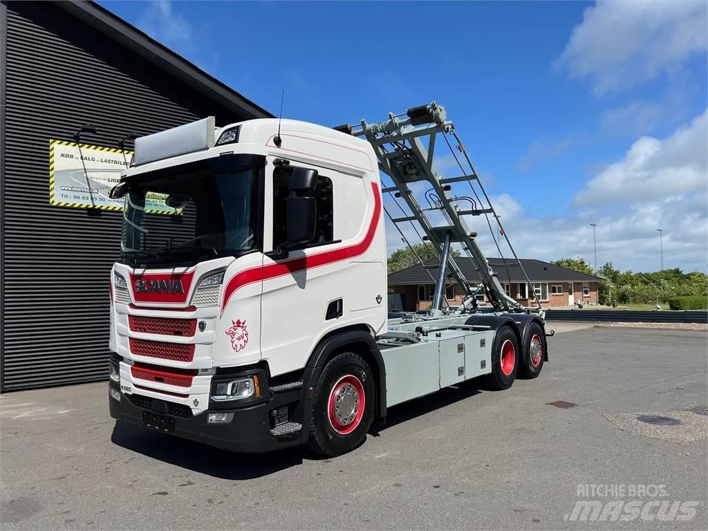 Scania R520 hejs Kabelløft lastebiler