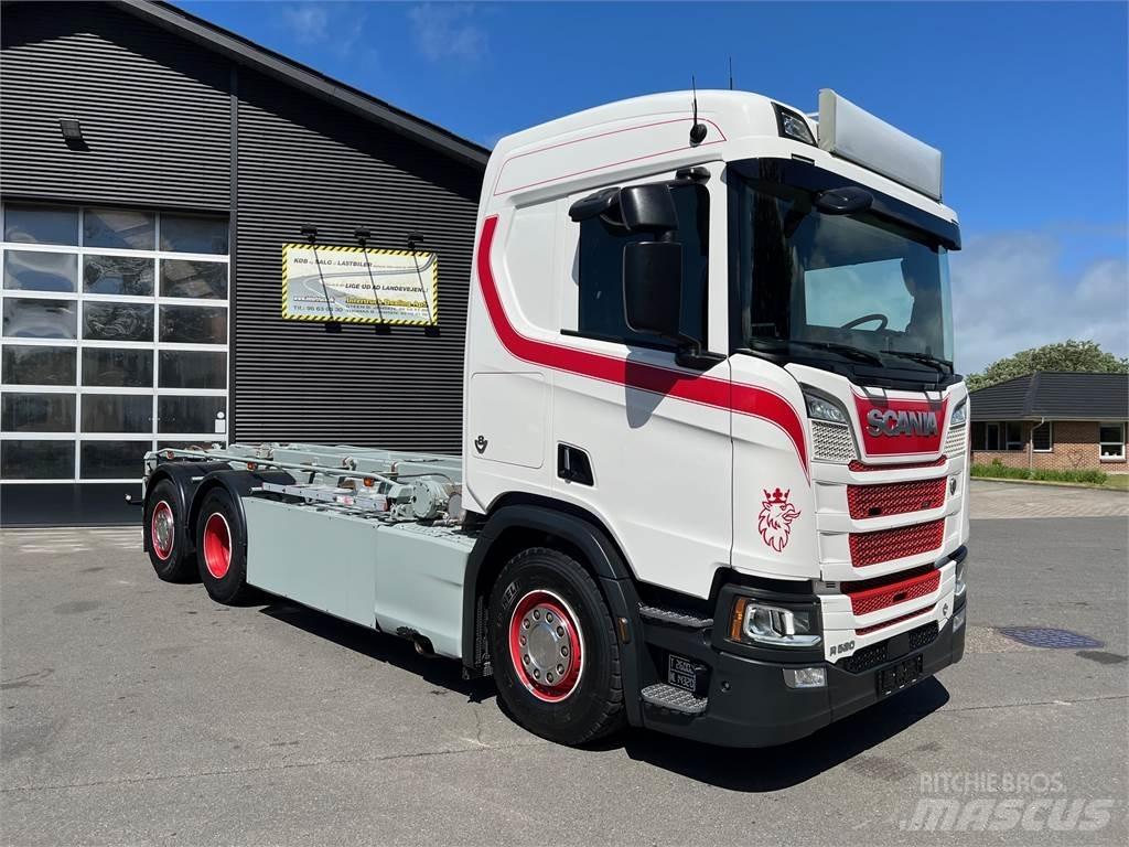 Scania R520 hejs Kabelløft lastebiler