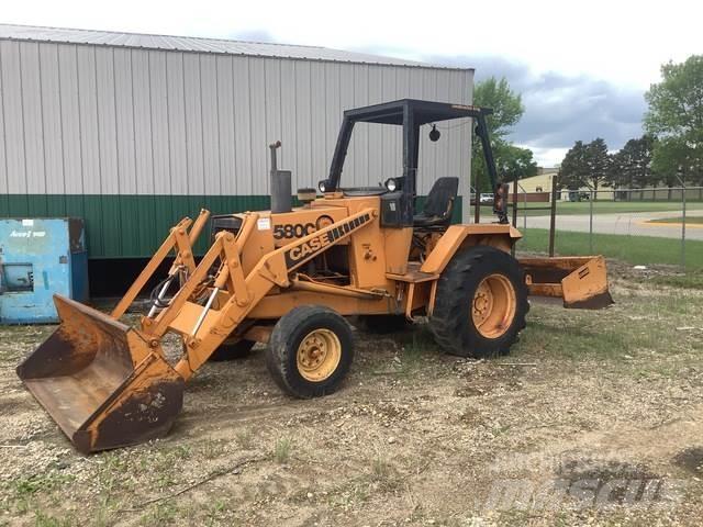Case IH 580C Frontlastere og graveredskap