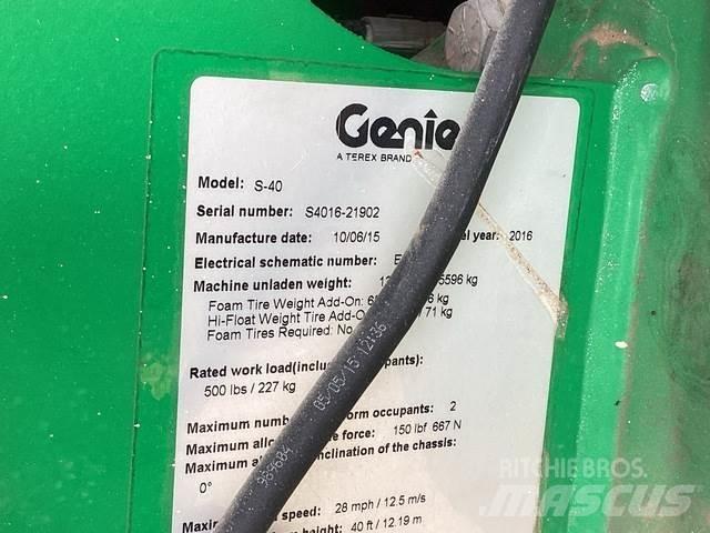 Genie S-40 Anlegg - Annet