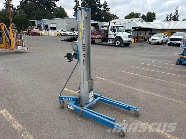 Genie SLA-10 Vinsjer, taljer og materialheiser