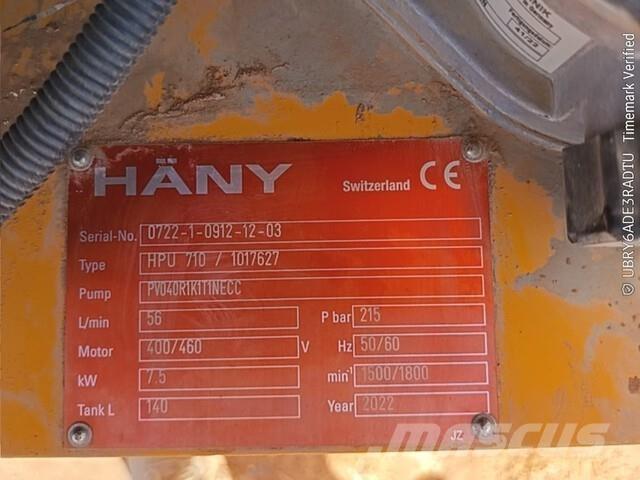  Hany HPU710 Betong tilbehør