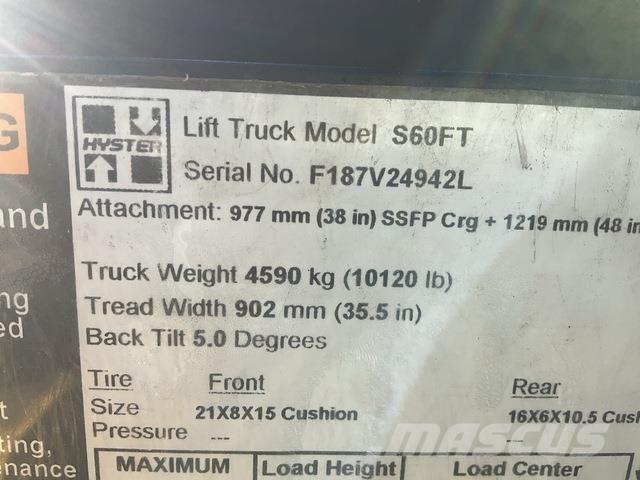 Hyster S60FT Elektriske trucker