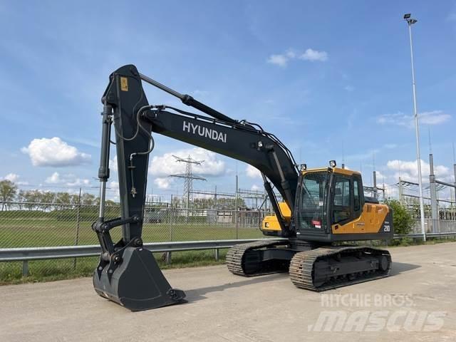Hyundai R210 Beltegraver