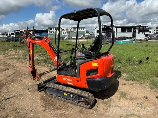 Kubota KX018-4 Beltegraver