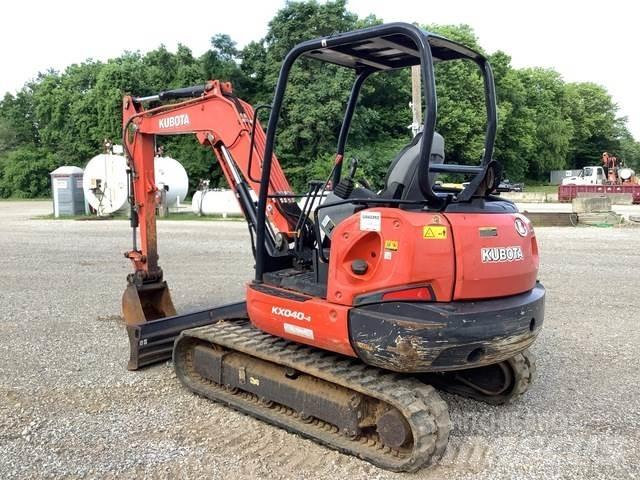 Kubota KX040-4 Beltegraver