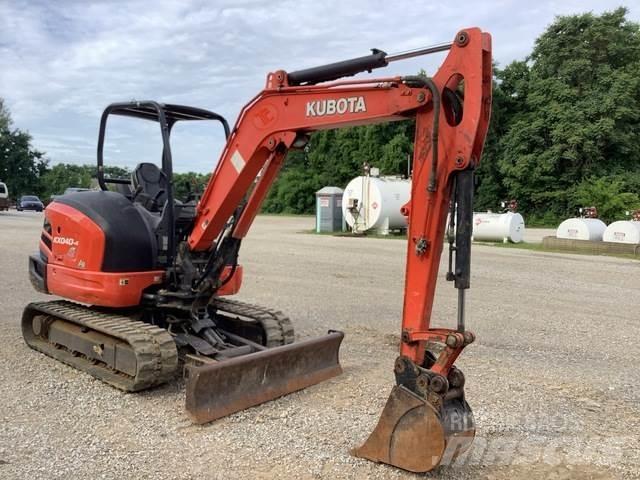 Kubota KX040-4 Beltegraver
