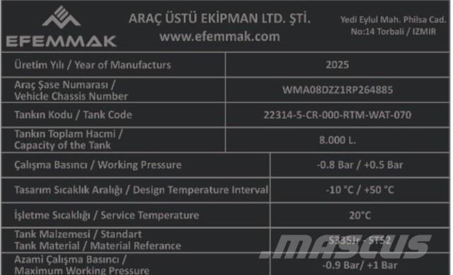 MAN TGM18.250 Vanningsvogn for støvdemping