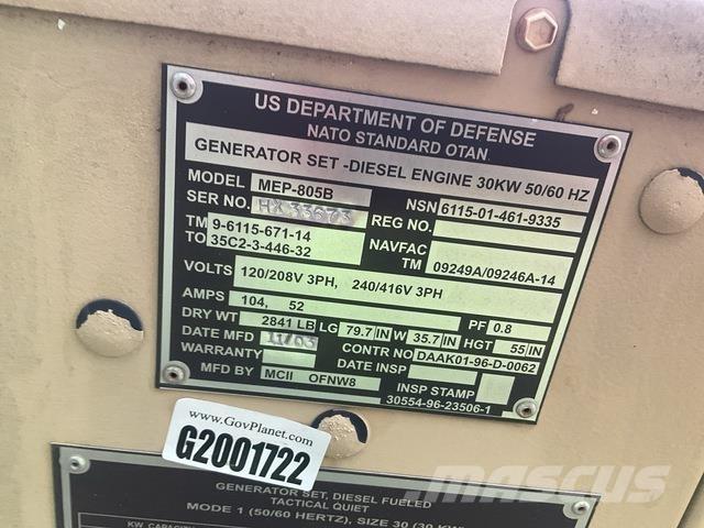  MCII MEP-805B Diesel Generatorer