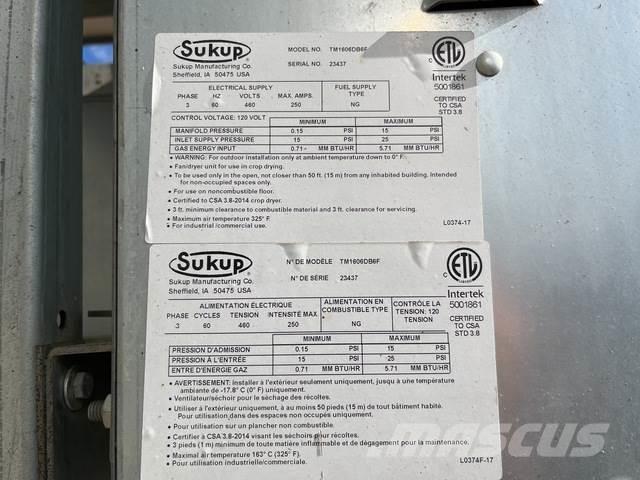 Sukup TM1606 Korntørke