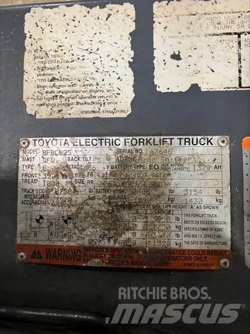 Toyota 8FBCU25 Elektriske trucker
