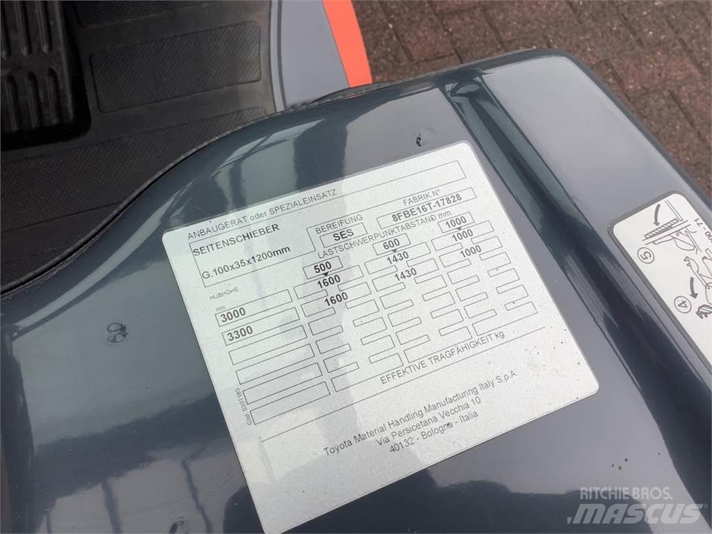 Toyota 8FBE16T Elektriske trucker