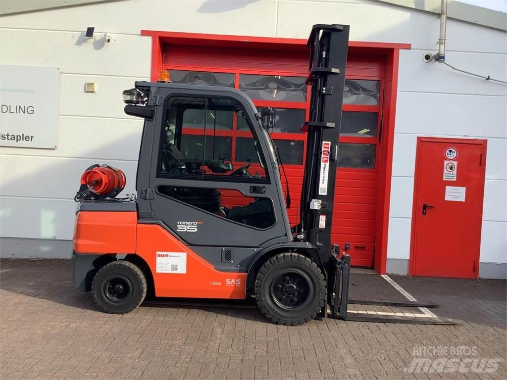 Toyota 8FGJ35F Propan trucker