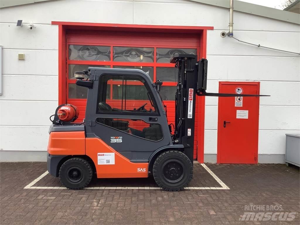 Toyota 8FGJF35 Propan trucker