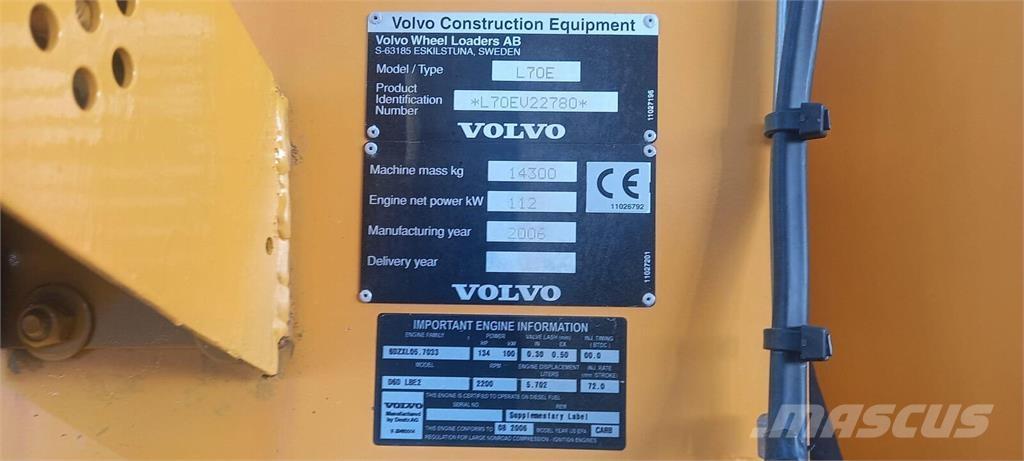 Volvo L70E Hjullastere