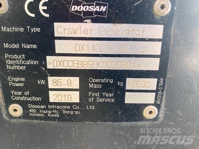 Doosan DX140LCR Beltegraver
