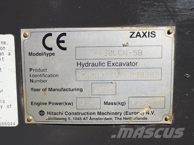 Hitachi ZX130-5 Beltegraver