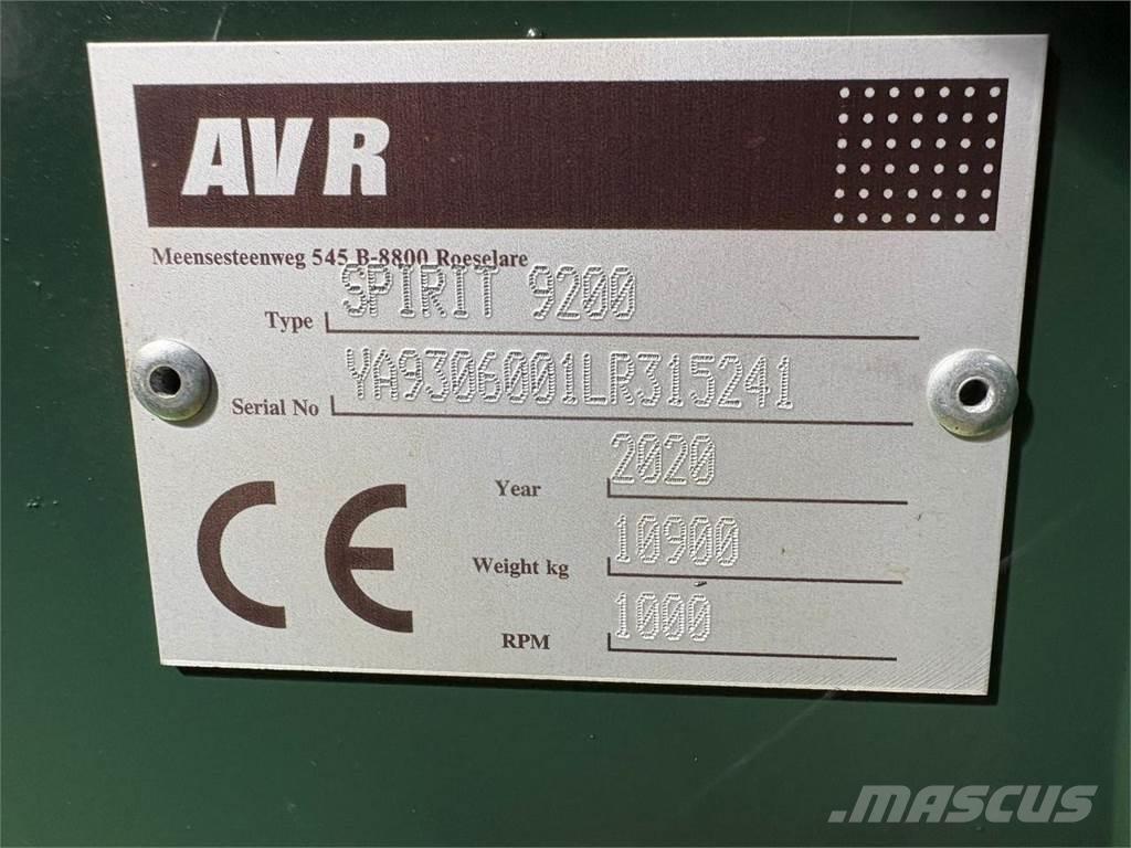 AVR SPIRIT 9200 Potetopptakere