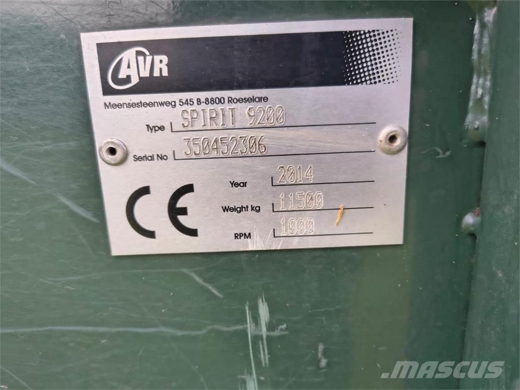 AVR SPIRIT 9200 Potetopptakere