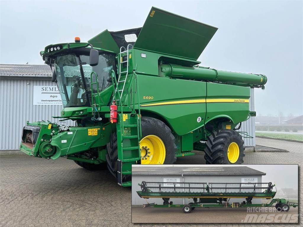 John Deere S690 Skurtreskere