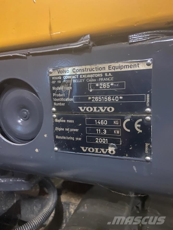 Volvo EC 15 Minigravere <7t