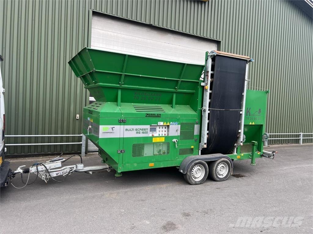 Zemmler MS1600 Utstyr for avfall sortering
