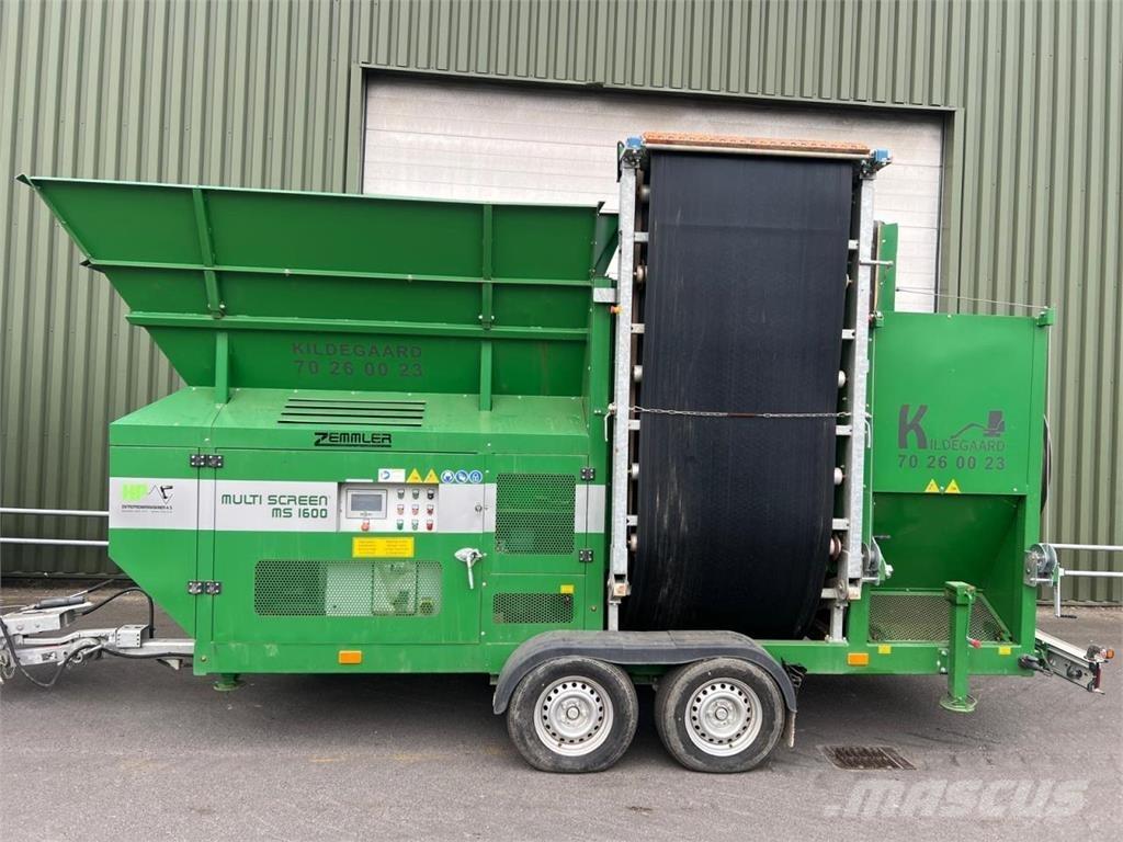 Zemmler MS1600 Utstyr for avfall sortering