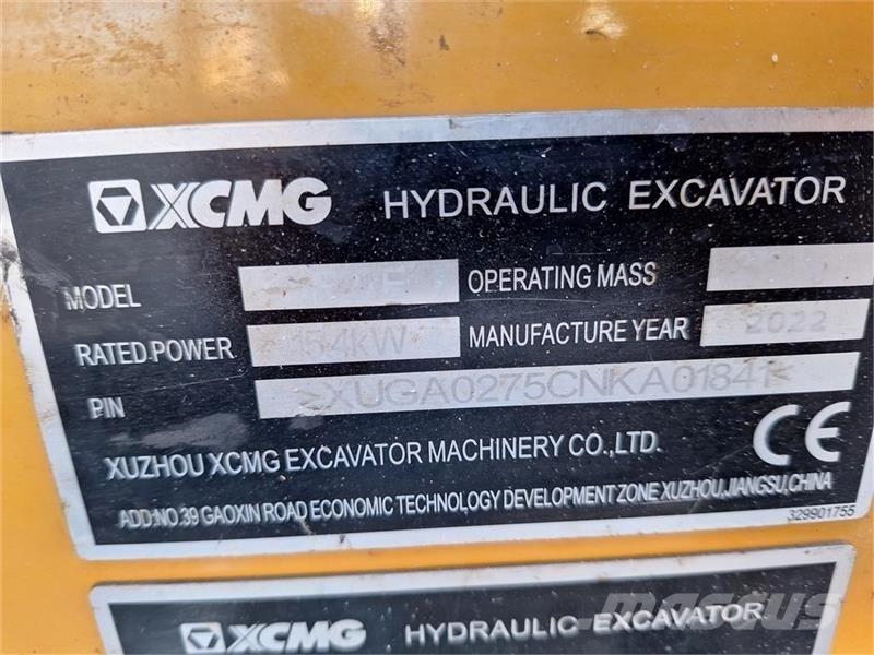 XCMG Xe27e Minigravere <7t