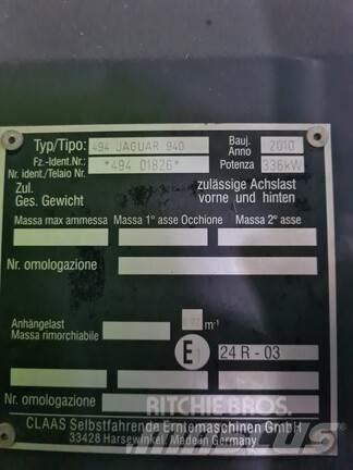 CLAAS JAGUAR 940 Fôrhøstere