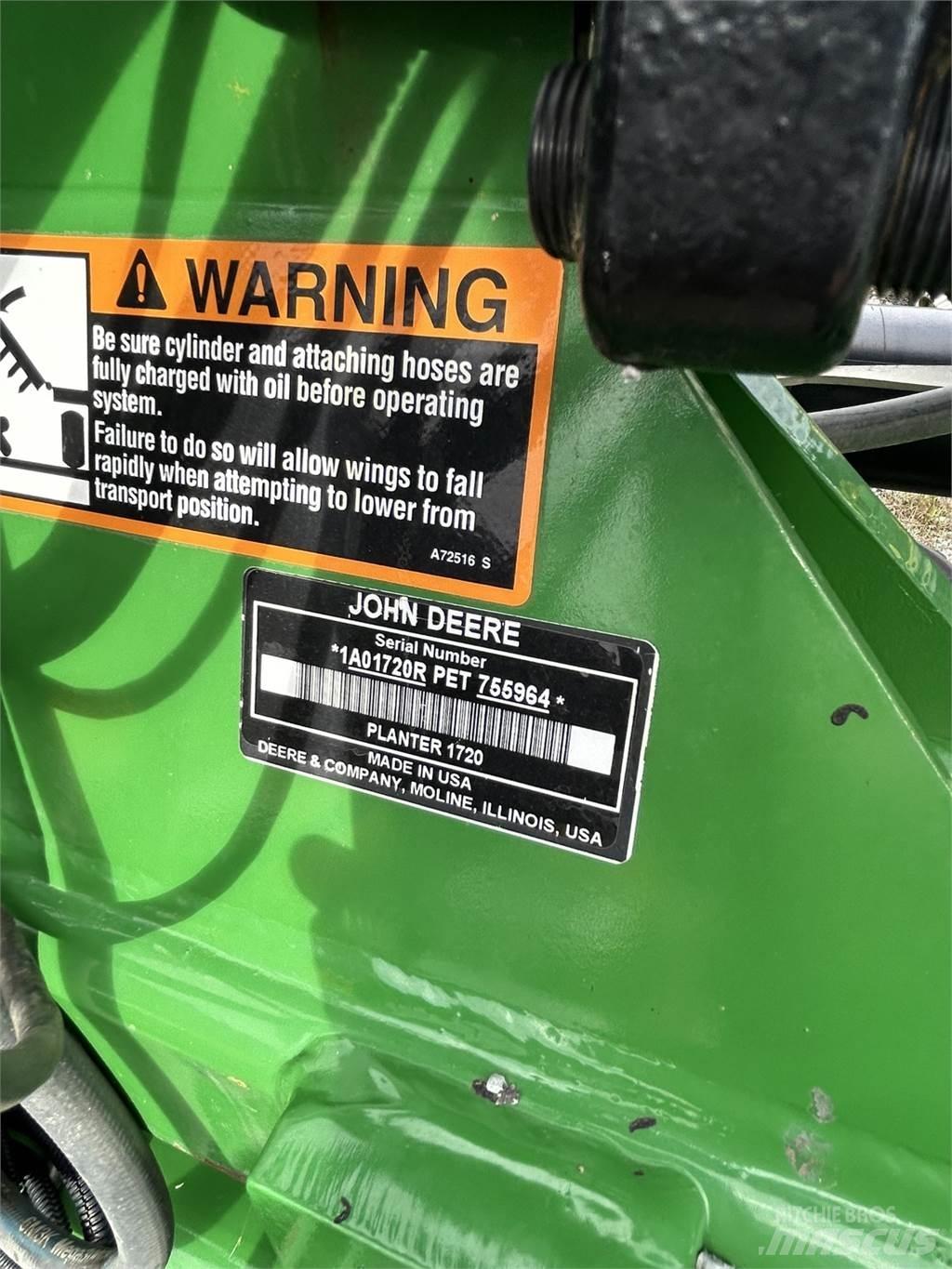John Deere 1720 Sette- og Plantemaskiner