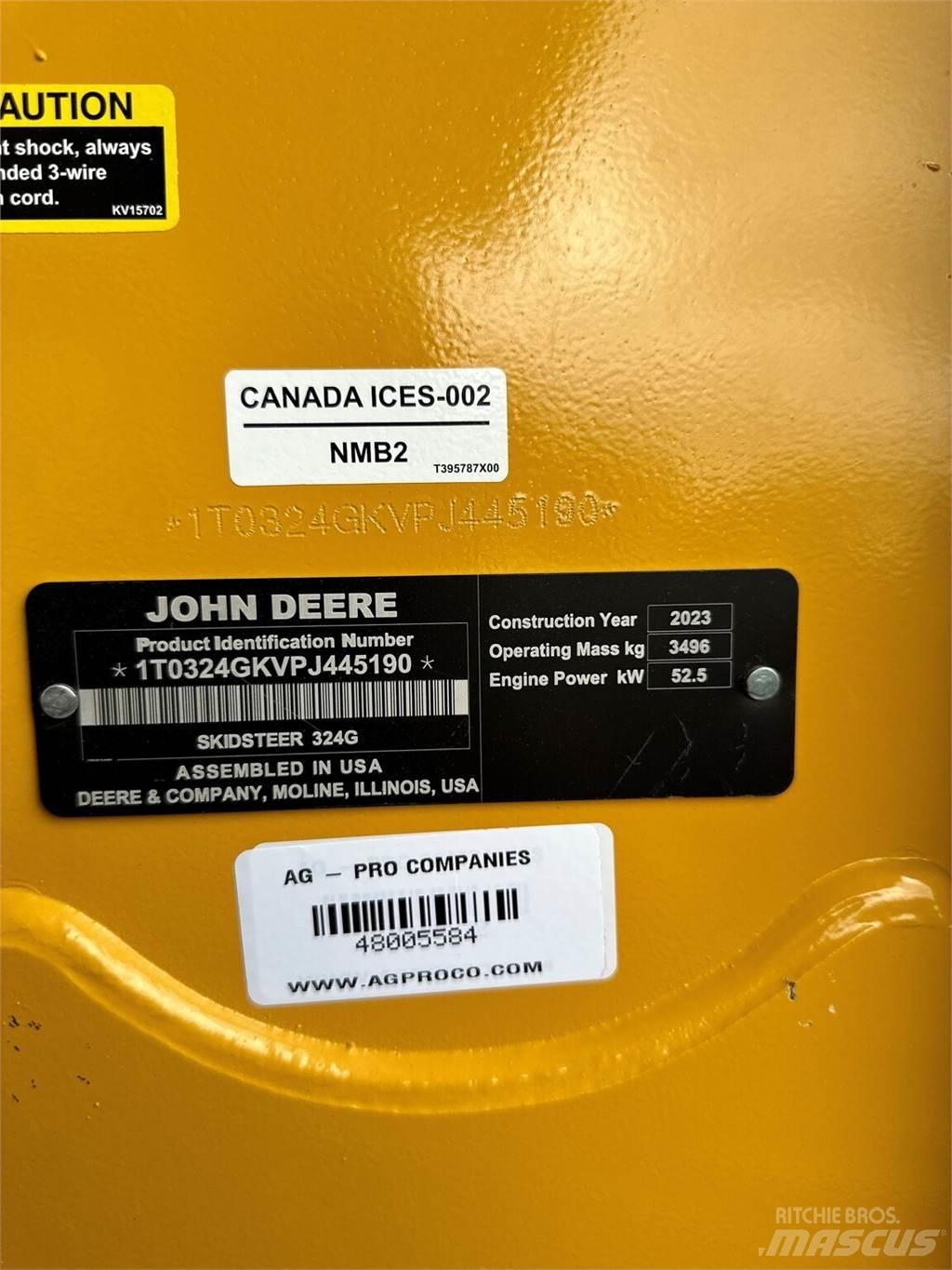 John Deere 324G Kompaktlastere