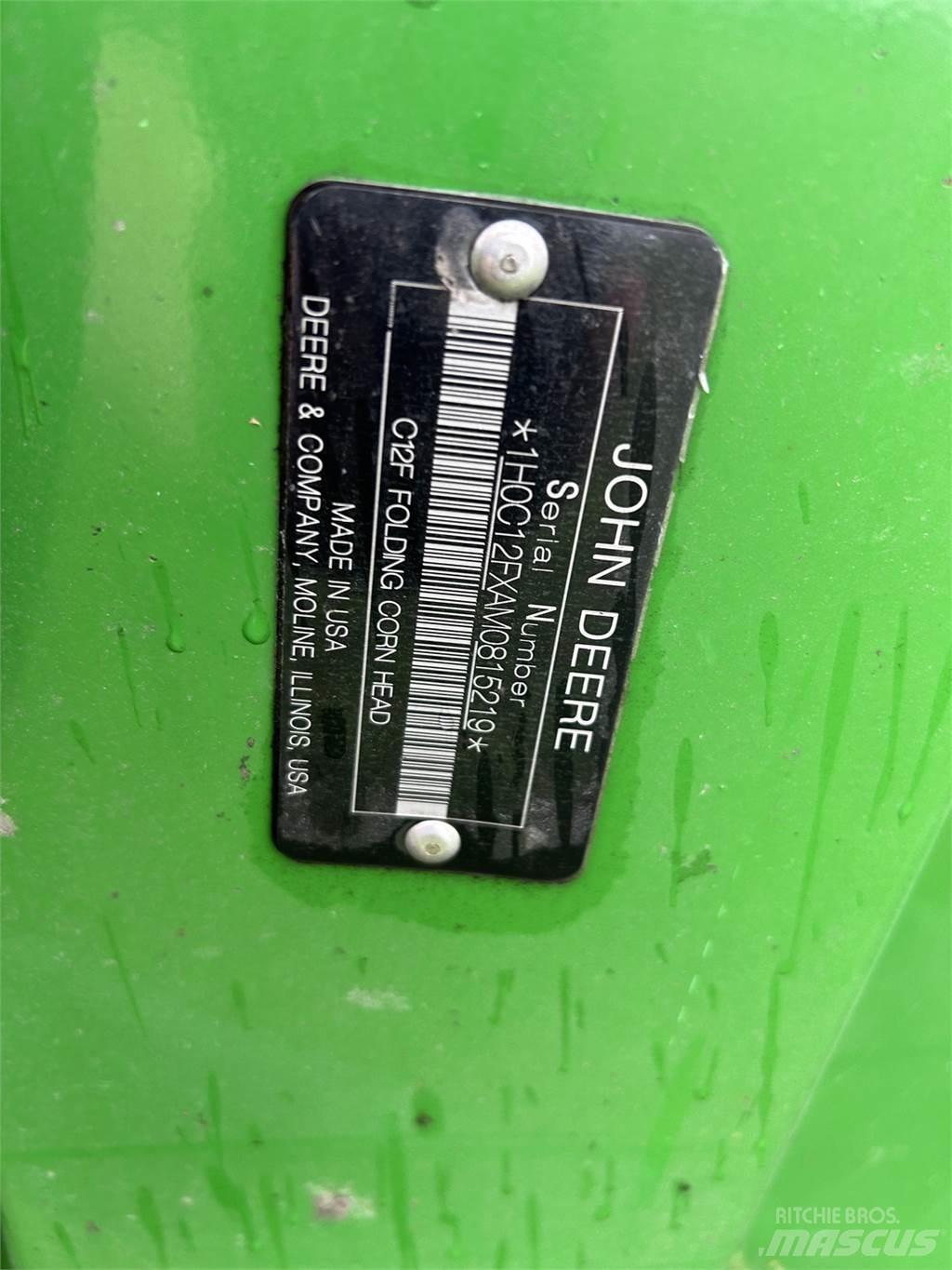 John Deere C12F Skurtresker tilbehør