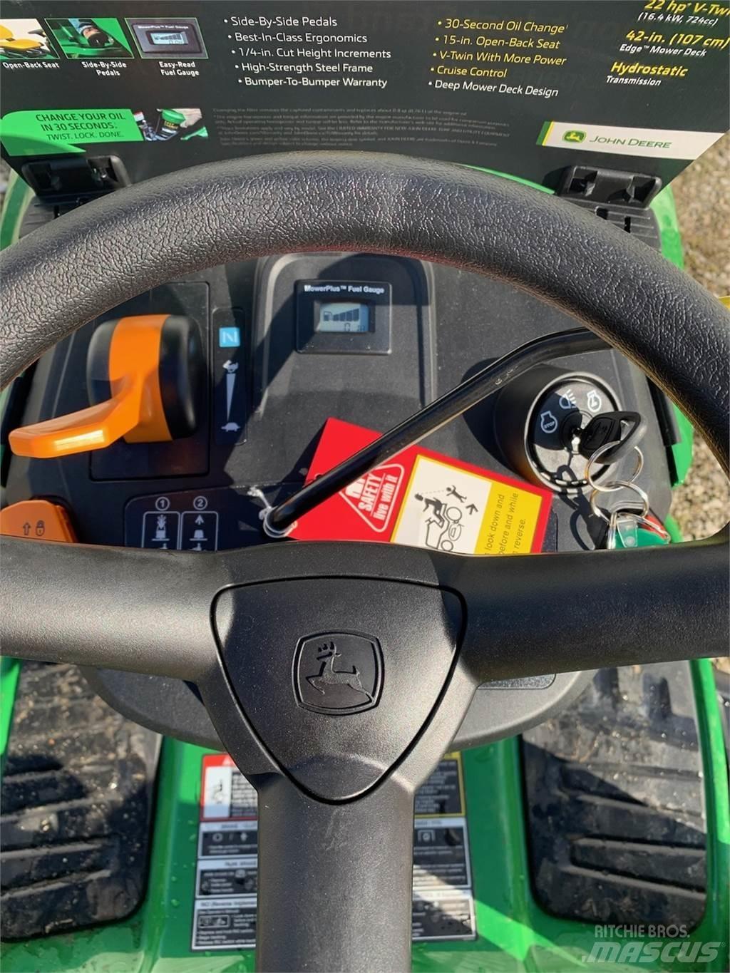 John Deere S120 Sitteklippere