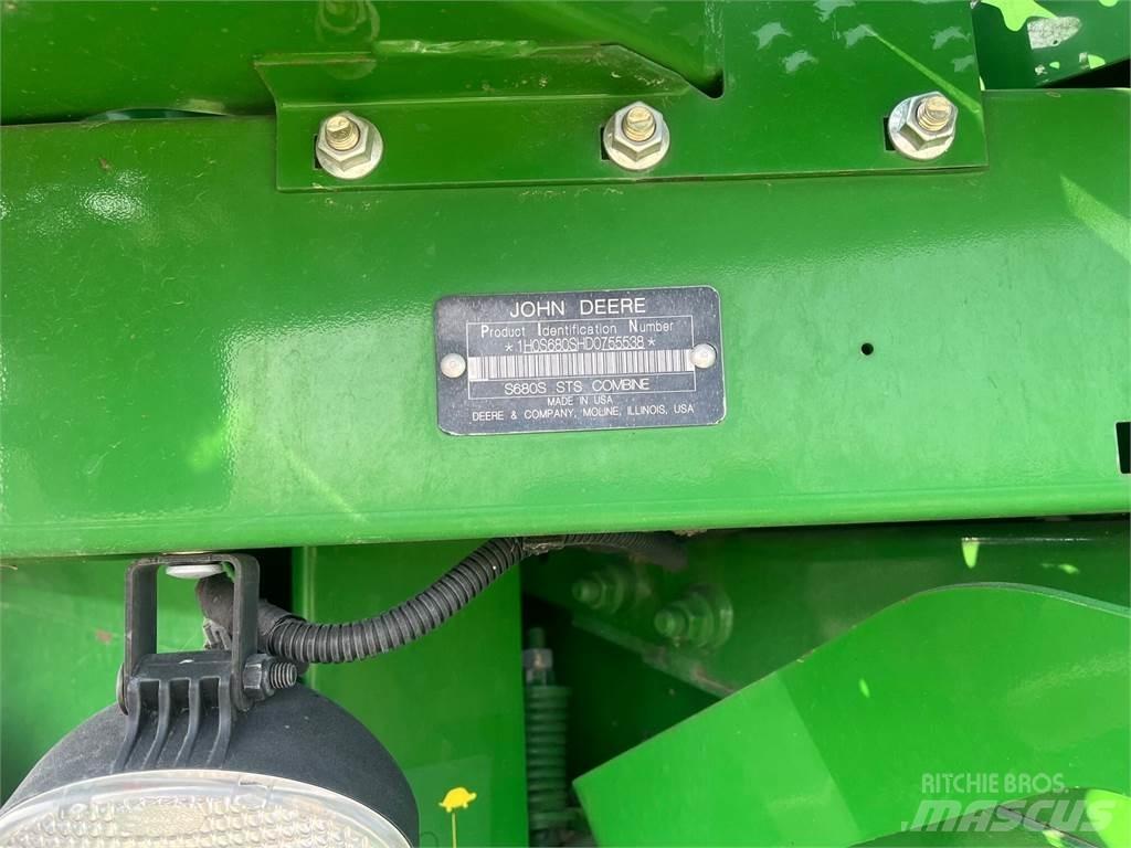 John Deere S680 Skurtreskere